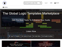 Tablet Screenshot of logictemplates.com